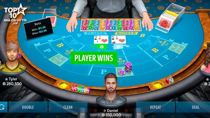 điểm hấp dẫn của baccarat là gì