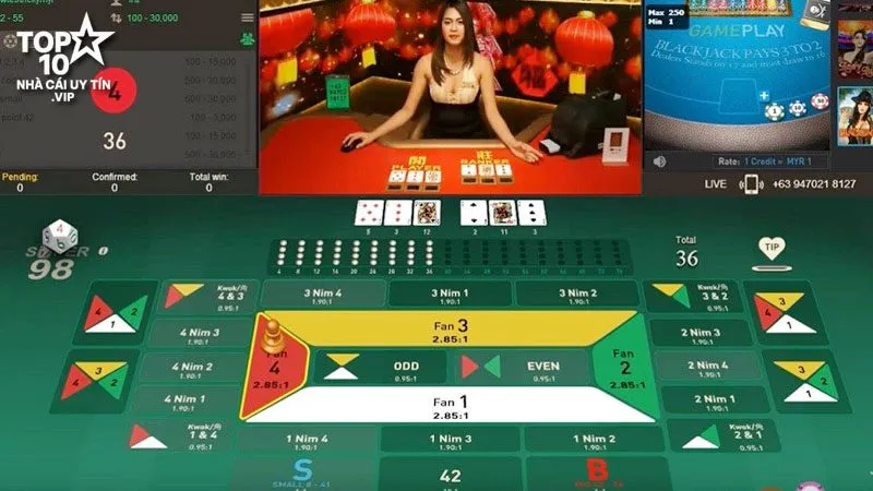 Những ưu thế game fan tan live casino